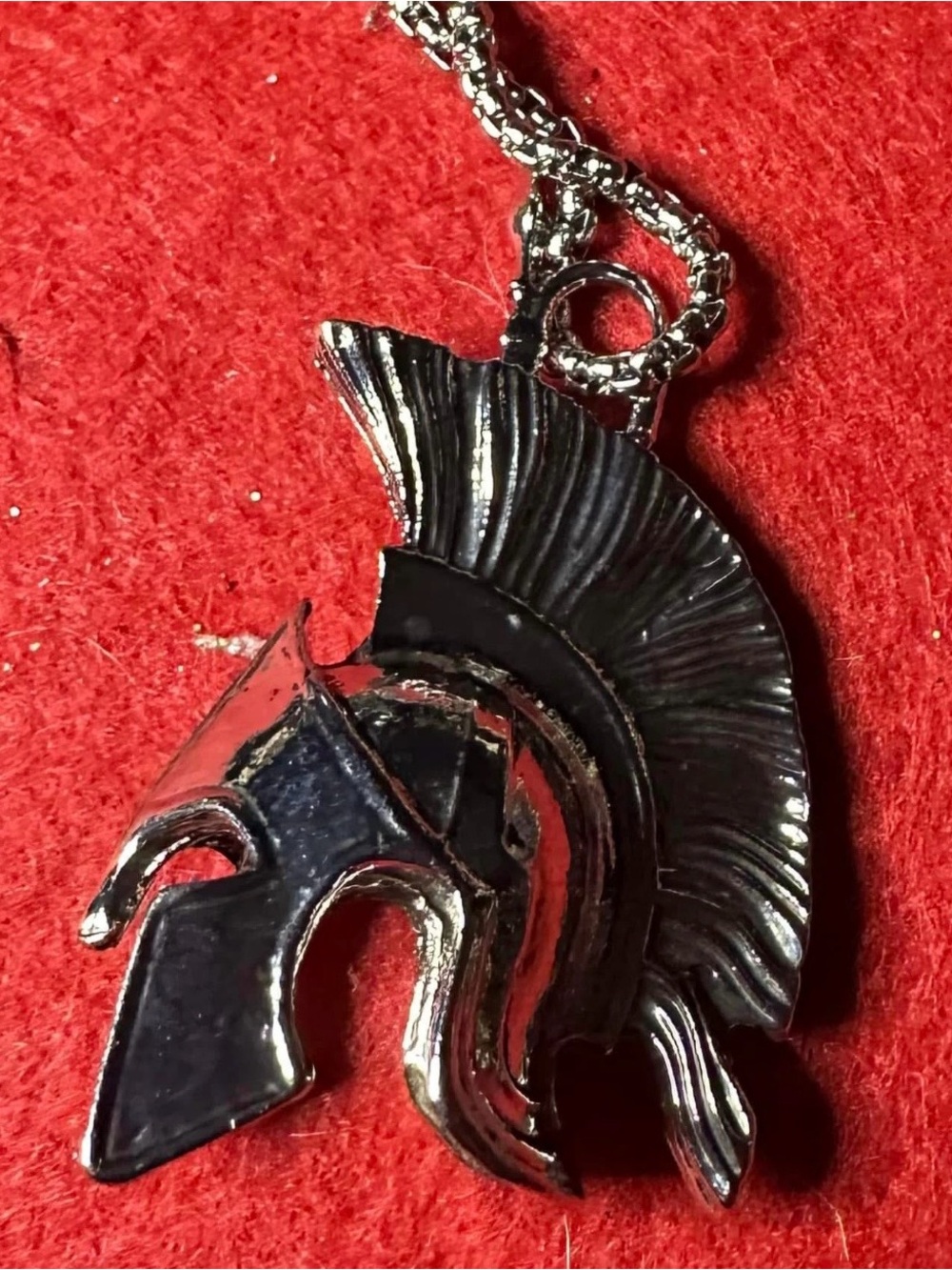 Warrior hat necklace